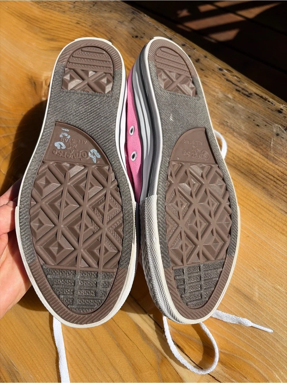 Converse Kids Pink Low Top Canvas Sneakers